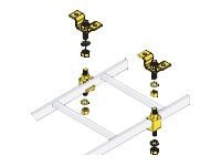 Middle Atlantic CL Series CLH-5/8CHK-6 - slotted ladder ceiling mounting ki