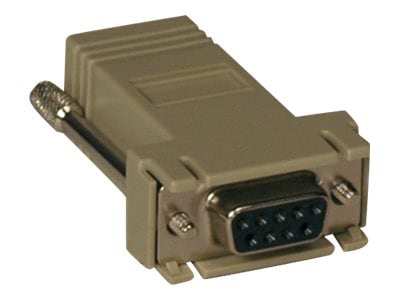 Tripp Lite Modular Serial Adapter Ethernet to Console Server RJ45-F/DB9-F - serial adapter - DB-9 to RJ-45