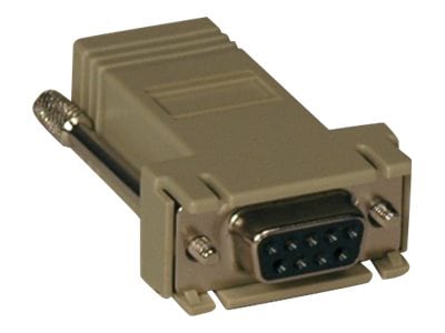 Eaton Tripp Lite Series Modular Serial Adapter Ethernet to Console Server RJ45-F/DB9-F - serial adapter - DB-9 to RJ-45