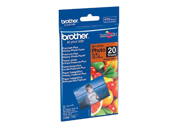 Brother BP - photo paper - 20 sheet(s) - 100 x 150 mm