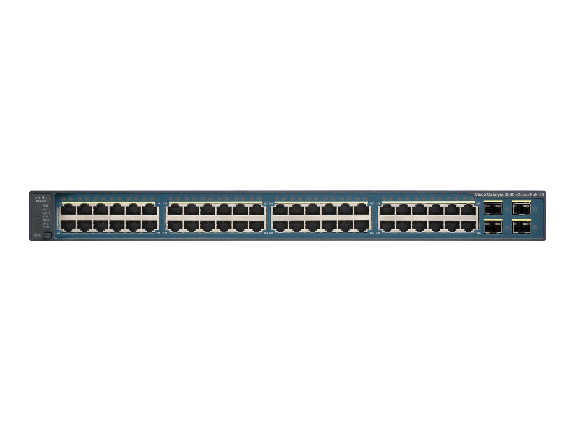 Cisco Catalyst 3560V2-48PS - switch - 48 ports - managed - rack-mountable