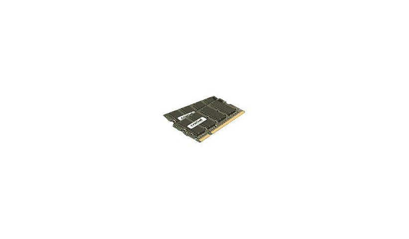 Crucial - DDR2 - kit - 2 GB: 2 x 1 GB - SO-DIMM 200-pin - 800 MHz / PC2-640