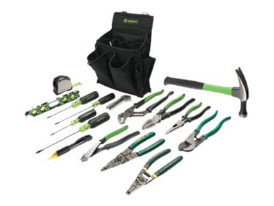 Greenlee JOURNEYMANS KIT - tool set - 17 pieces