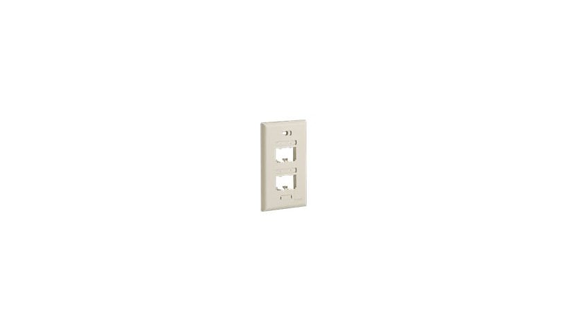 Panduit MINI-COM Ultimate ID Classic Series Faceplate - faceplate