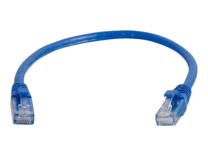 Thumbnail 2 of 6 for C2G 10ft Cat6 Snagless Unshielded (UTP) Ethernet Cable - Cat6 Network Patch Cable - PoE - Pack of 25 - Blue