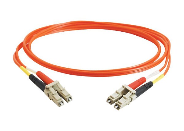 C2G 20m LC-LC 62.5/125 Duplex Multimode OM1 Fiber Cable - Orange - 66ft - patch cable - 20 m