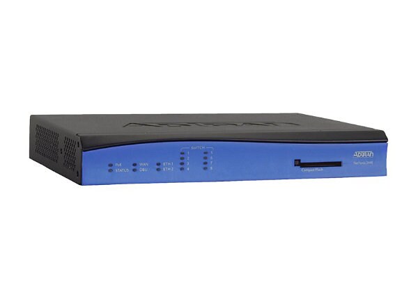 ADTRAN NetVanta 3448 - router - desktop - with Enhanced Feature Pack Software