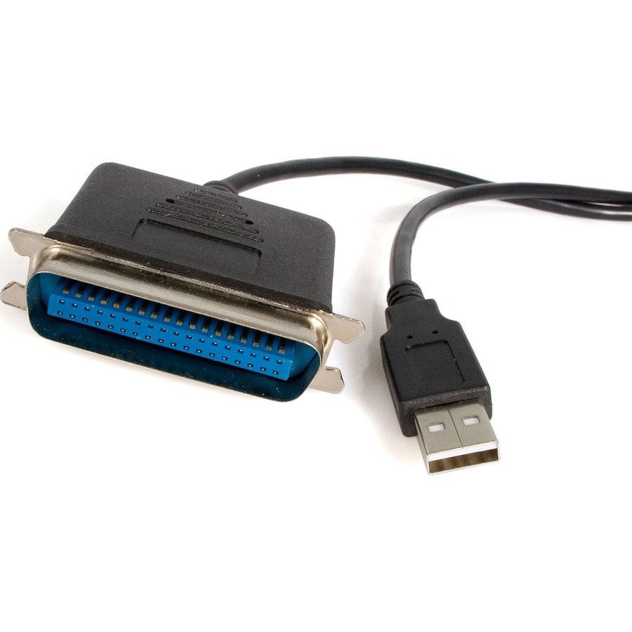 Usb To Parallel Port Adapter For Printers 10 Ft Icusb128410 Usb Cables 5685