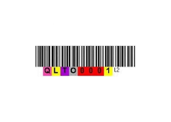 Quantum cleaning cartridge barcode labels