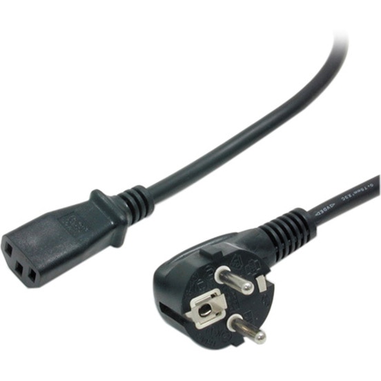 StarTech.com 2m (6ft) Computer Power Cord, 18AWG, EU Schuko to C13 Cable