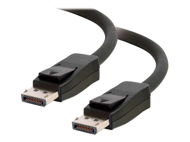 C2G DisplayPort 1.2 Cable with Latches - video / audio cable - 6.6 ft