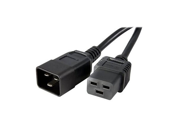 StarTech.com 10 ft Computer Power Cord - C19 to C20 - power cable - 3 m