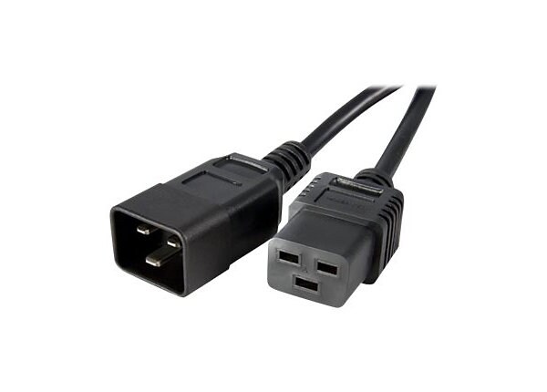 StarTech.com 3 ft Computer Power Cord - C19 to C20 - power cable - 91 cm