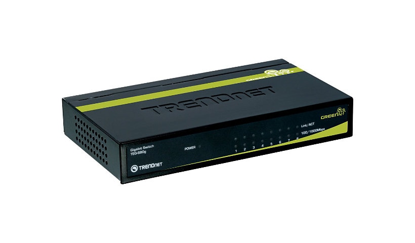 TRENDnet TEG S80G - switch - 8 ports - TAA Compliant