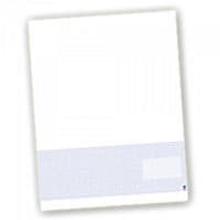 Troy Security Check Paper Blue Bot paper - 1 Ream