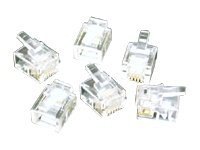 C2G Modular Plug - phone connector - clear