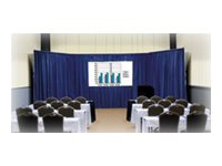 Da-Lite Fast-Fold Ultra Velour Drapery Kits for Heavy Duty Deluxe Frames - drapery presentation kit