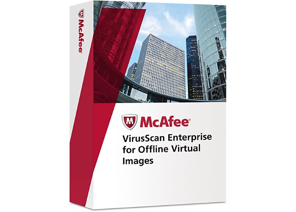 McAfee VirusScan Enterprise for Offline Virtual Images - license + 1 Year Gold Support - 1 server