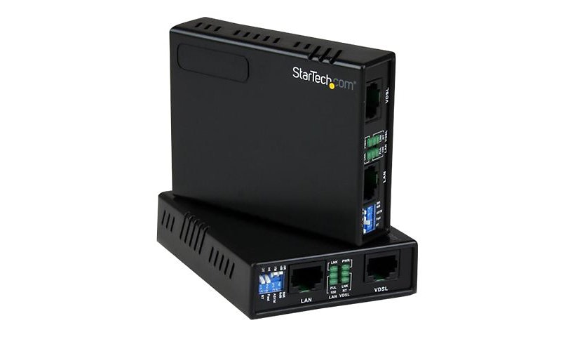 StarTech.com 10/100 VDSL2 Ethernet Extender Over Phone Line Kit - 1 km