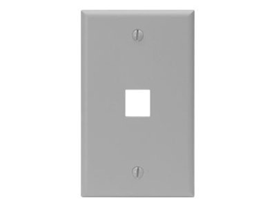 Leviton QuickPort Single-Gang - mounting plate