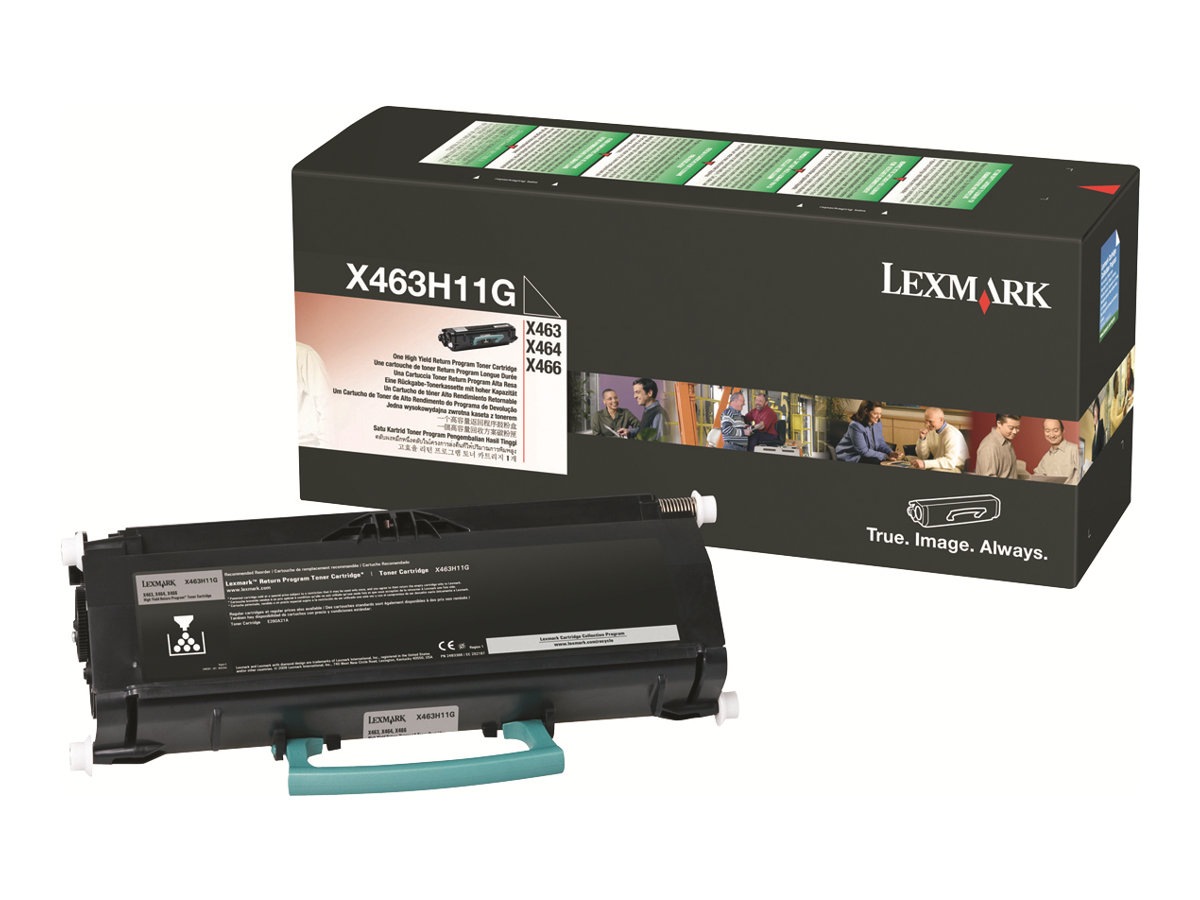 Lexmark - High Yield - black - original - toner cartridge - LCCP, LRP