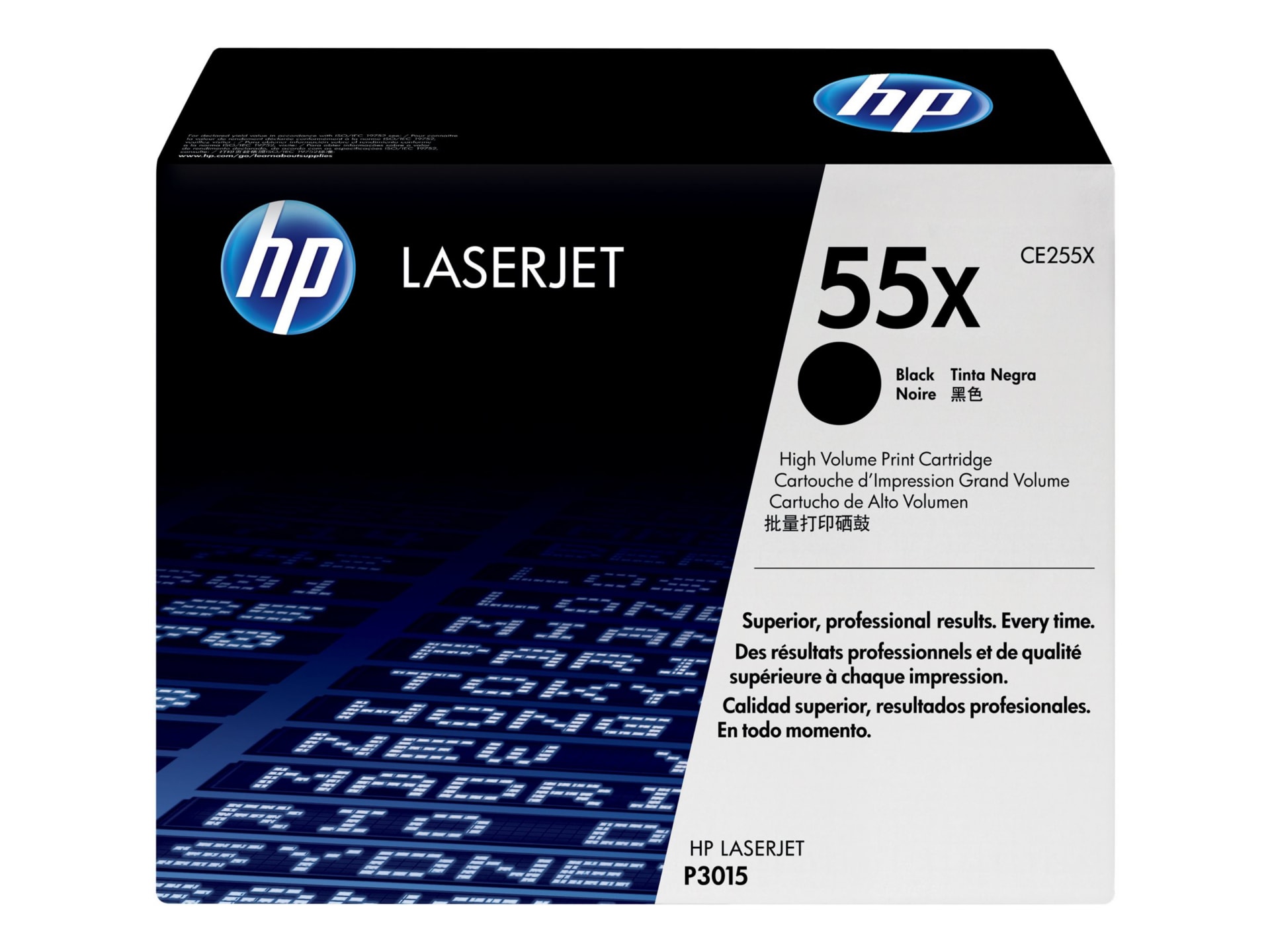 HP 55X Black High Yield Toner Cartridge