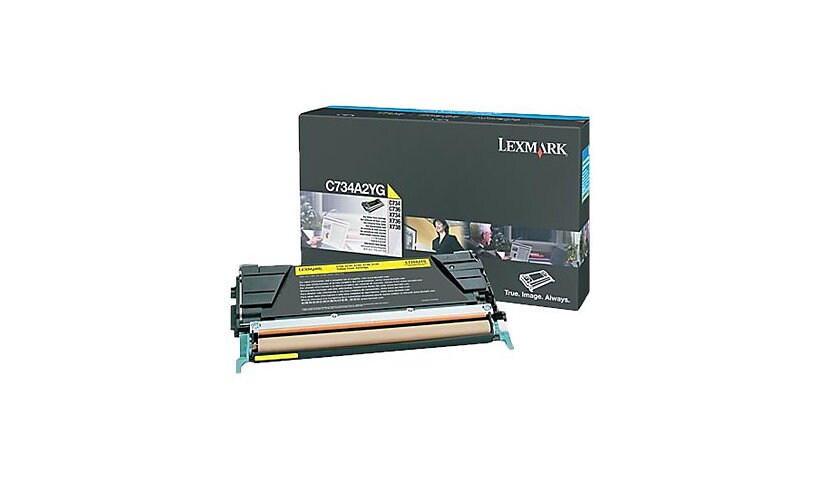Lexmark - yellow - original - toner cartridge - LCCP