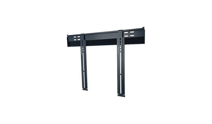 Peerless Slimline Universal Ultra-Thin Flat Wall Mount SUF650P mounting kit - for flat panel - high gloss black