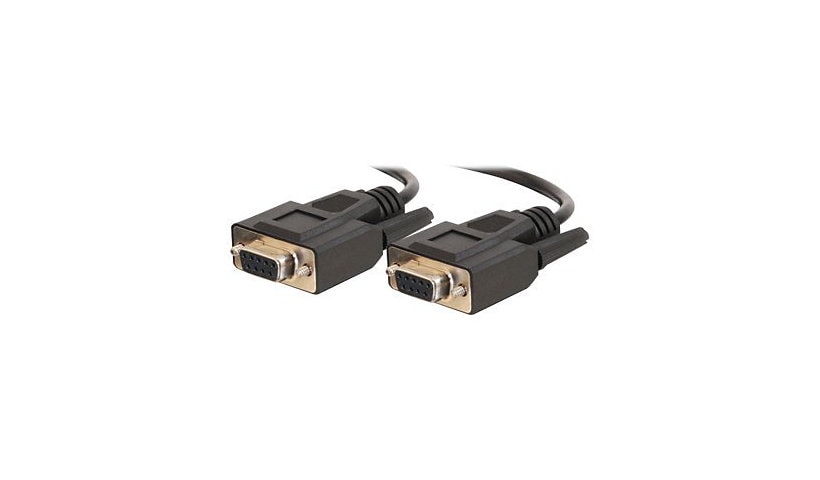 C2G - serial cable - DB-9 to DB-9 - 3 ft