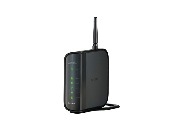 Belkin N150 Enhanced Wireless Router - wireless router - 802.11b/g/n (draft 2.0) - desktop