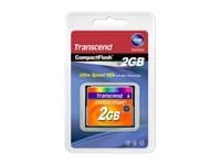 Transcend - flash memory card - 2 GB - CompactFlash
