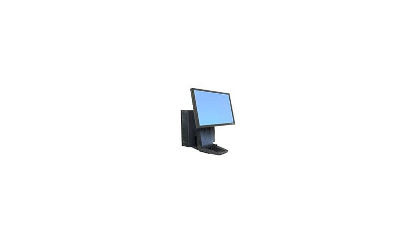 Ergotron Neo-Flex All-In-One Lift Stand pied - pour écran LCD / unité centrale - noir