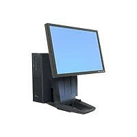 Ergotron Neo-Flex All-In-One Lift Stand stand - for LCD display / CPU - bla