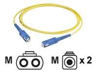 Panduit Opti-Core FJ Hybrid Patch Cord - patch cable - 16.4 ft