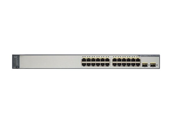 Cisco Catalyst 3750V2-24PS - switch - 24 ports - managed - rack-mountable