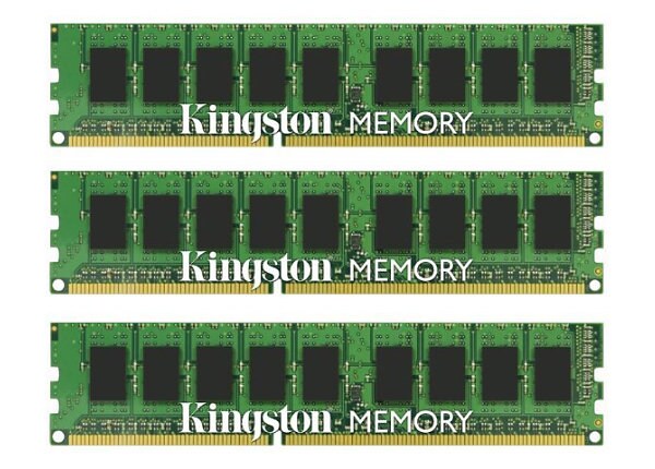 Kingston memory - 12 GB : 3 x 4 GB - DIMM 240-pin - DDR3