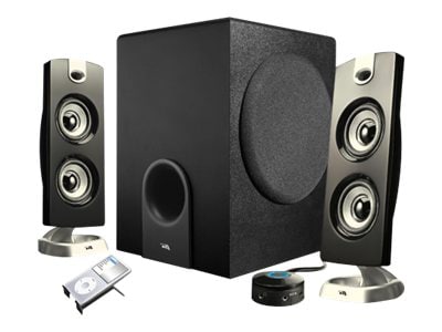 Cyber Acoustics CA-3602 2.1-Channel Speaker System with Control Pod