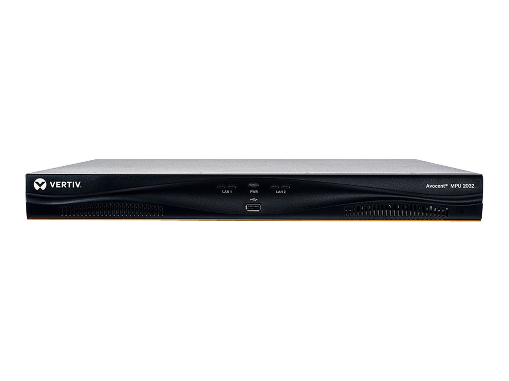 Vertiv Avocent MPU KVM over IP Switch| 32-port KVM Switch| Dual AC Power