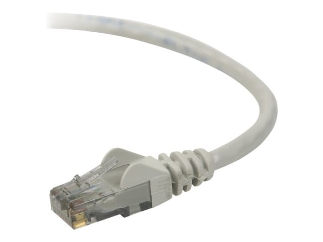 Belkin 5ft CAT6 Ethernet Patch Cable Snagless, RJ45, M/M, Gray - patch cable - 1.5 m - gray