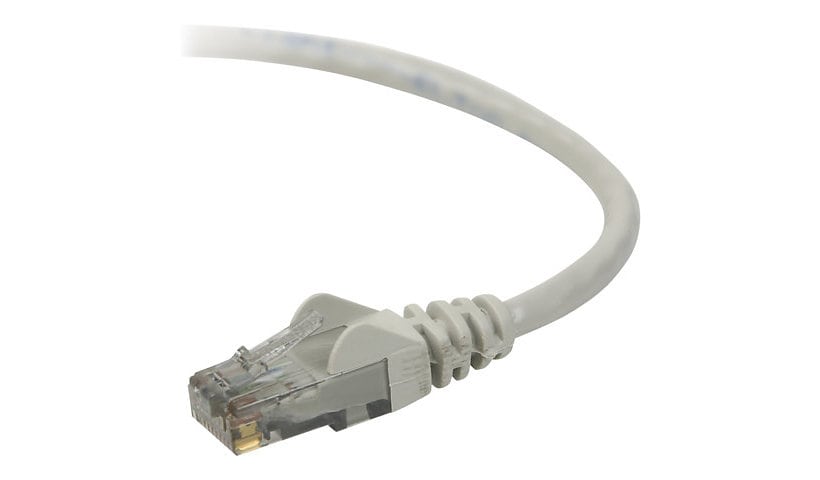 Belkin 5ft CAT6 Ethernet Patch Cable Snagless, RJ45, M/M, Gray - patch cable - 1.5 m - gray