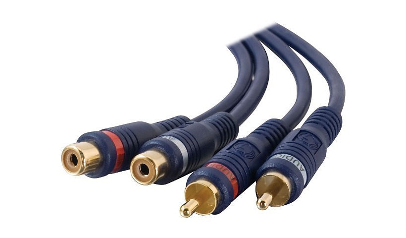 C2G Velocity 6ft Velocity RCA Stereo Audio Extension Cable - audio extensio
