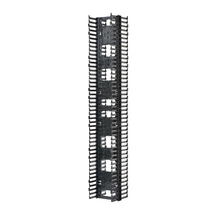 Panduit NRV6 Dual Sided Vertical Cable Manager - Black