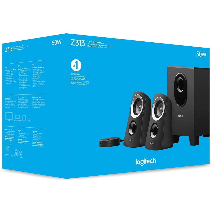 Thumbnail 6 of 6 for Logitech Z-313 - speaker system - for PC