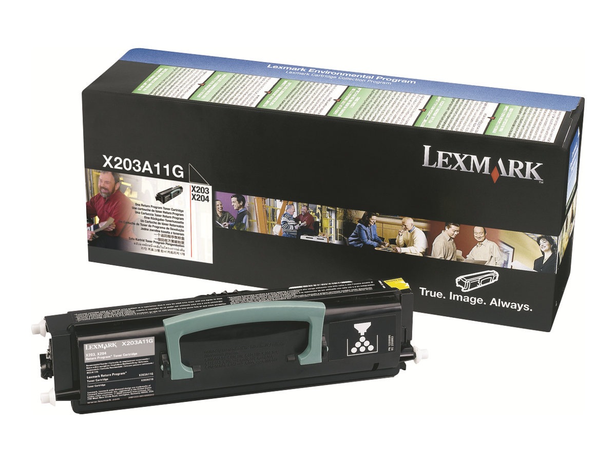 Lexmark - black - original - toner cartridge - LCCP, LRP