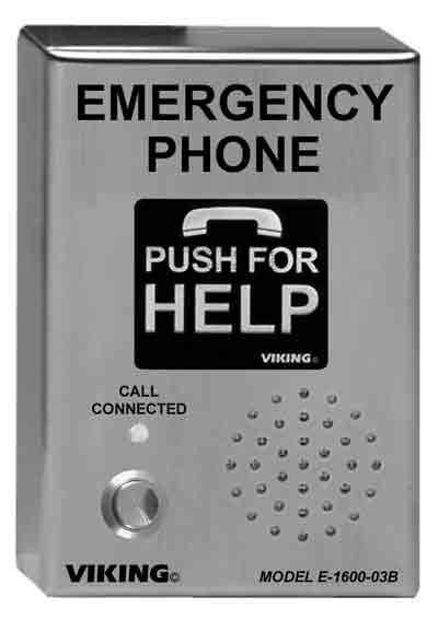 Viking Electronics Surface Mount Emergency Phone