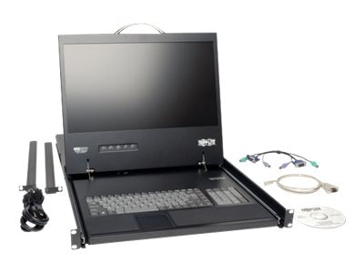 Thumbnail 4 of 11 for Eaton Tripp Lite Series 16-Port Rack Console Cat5 KVM Switch 1U RM 19" LCD Rackmount - KVM console - 19"