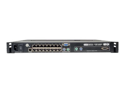 Thumbnail 6 of 11 for Eaton Tripp Lite Series 16-Port Rack Console Cat5 KVM Switch 1U RM 19" LCD Rackmount - KVM console - 19"