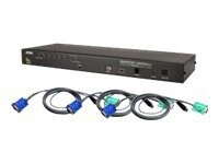 ATEN 8-Port KVM Switch Kit including all required USB Cables, $250 Value
