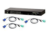 ATEN 8 Port 17” LCD KVM Console Kit