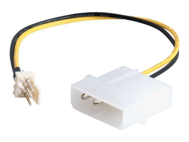 C2G 6in  Fan Adapter Cable - 3-Pin TX3 to 4-Pin LP4 - Internal Power